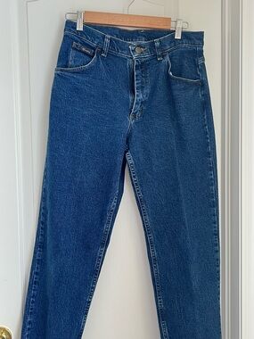Wrangler Women's Dark Blue Straight-Leg Jeans